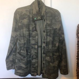 Camo print jacket